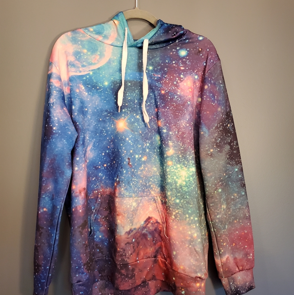Galaxy Hooded Sweatshirt S/M